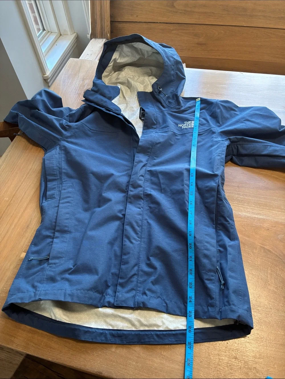 The North Face Navy Blue Men's Hooded Raincoat